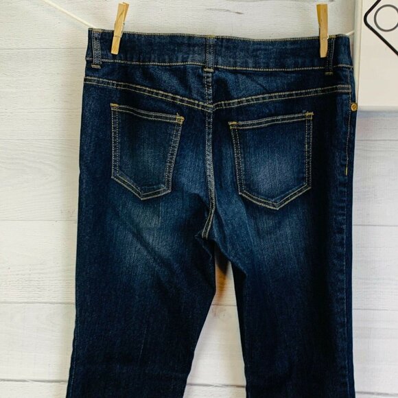 Chicos Platinum Denim Womens Jean Stretch Slim Leg Mid Rise Size 0 | S | 4 Reg - Picture 8 of 12